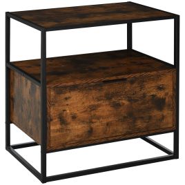 Falca Brown Side Table - 73cm