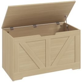 JUVRIA Wooden Home Storage Box - Natural