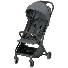 ROWNELL Foldable Baby Stroller Aluminium Lightweight Pushchair - Dark Grey
