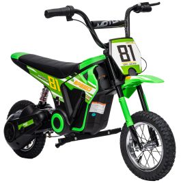 BELVRA Kids Electric Motorbike 24V with 3 Gear Speeds - Green