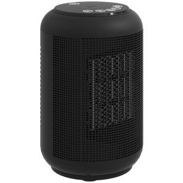FALEN Electric Heater ABS Ceramic Timer Oscillating - Black