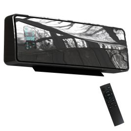 ENLUX Electric Heater ABS Ceramic Wall Mounted - Black