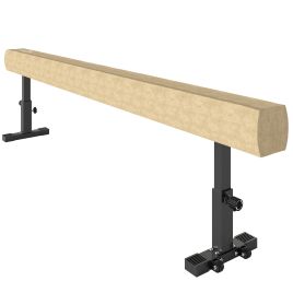 QUORVELLE 7.5ft Adjustable Balance Beam - Light Wood