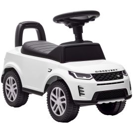 VARNWELL Land Rover Baby Padel Car with Under Seat Storage - White
