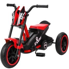 VALSMERE Kids Pedal Riding Tricycle 3 Wheel - Red