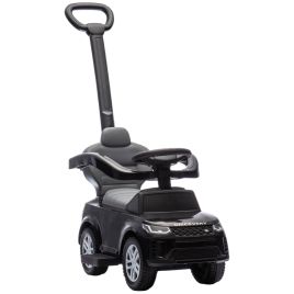 VARNIX Baby Push Car Land Rover Discovery with Push Handle - Black
