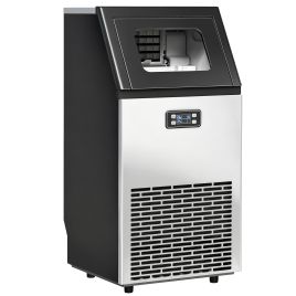 Commercial Ice Maker Machine 45kg per Day - Silver