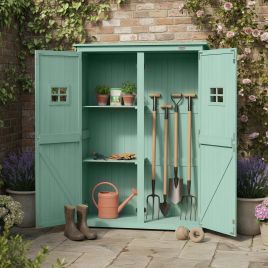 NOCTIA Wooden Wooden Garden Shed - Green