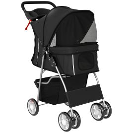 NOIORE Metal Pet Stroller - Black