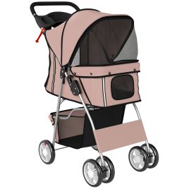NOIORE Metal Pet Stroller - Brown