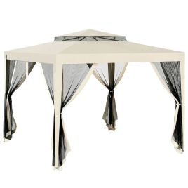 ELVVIA Metal Garden Gazebo - Beige