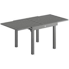 Norero Dark Grey Aluminium Dining Table - 90cm