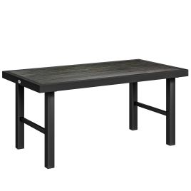 Luxmore Dark Grey Metal Coffee Table - 52cm
