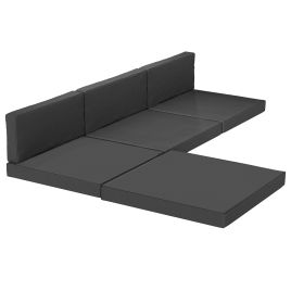 Dorhall Black PP Cotton Furniture 7 Piece Cushions Set - 60cm