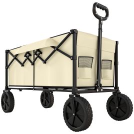 Elmvale Khaki Metal Festival Trolley - 46.5cm