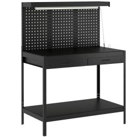Monara Black Workbench - 110cm