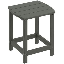Velora Grey HDPE Coffee Table - 48cm