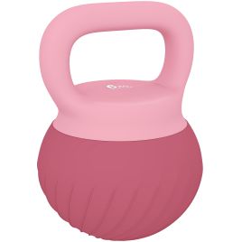 Cammore Pink Plastic Home Gym Soft Kettlebell 6kg - 20cm