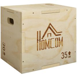 Easglen Natural Zelkova Wood Jumping Box - 35.5cm