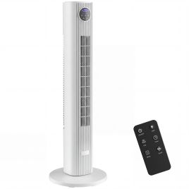 Oakmere White Abs Tower Fan - 30cm