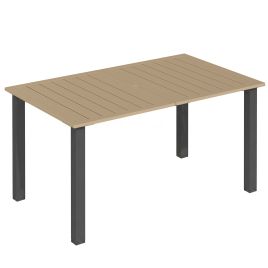 Kenvale Brown Steel Dining Table - 90cm