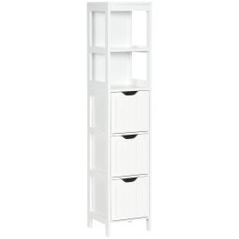 Aurex White MDF Storage Cabinet - 30cm