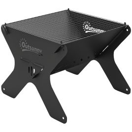 Dorora Black Metal Barbecue Grill with Gripper - 29cm