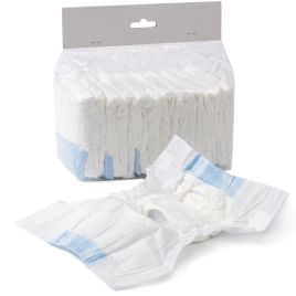 CLEVEDON 48 Pack Disposable Female Dog Nappies for Extra Small Dogs, 15 to 33 cm Waist - White