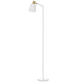 VORINTH Modern Floor Lamp with 350 Degree Rotating Head - White