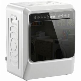 FULHAM 5 kg 1000W Freestanding Stackable Vented Tumble Dryer with Smart Drying - White and Black