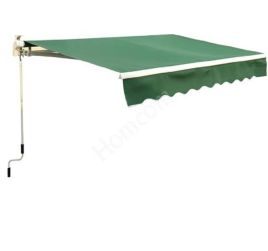 Manual Retractable Awning - Green
