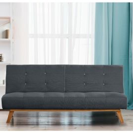 Modern Fabric 3 Seater Recliner Sofa Bed - 3 Colours