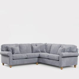 Corner Sofa - COASTAL Fabric 4 Seater Right Hand Facing - Anthracite