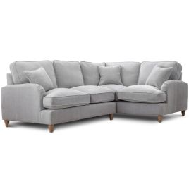 Corner Sofa - COCOON Fabric 4 Seater Left Hand Facing - Ice