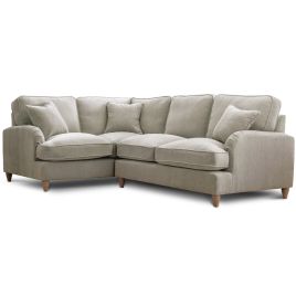 Corner Sofa - COCOON Fabric 4 Seater Right Hand Facing - Putty