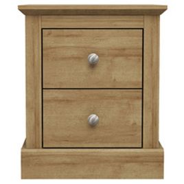 Devon 2 Drawers Beside Table - Oak