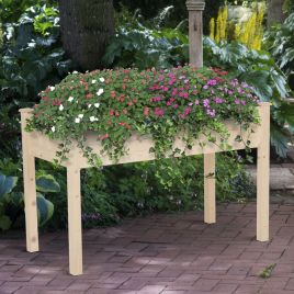 Wooden Effect Garden Raised Bed