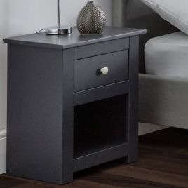 Radley Stylish Beside Table With Drawer - Anthracite