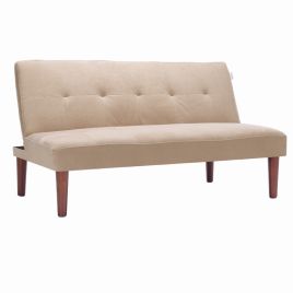 Beige2-Seater Sofa Bed