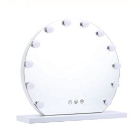 Frameless Hollywood Vanity LED Lighted Makeup Mirror