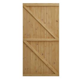Pine Wood Garden Gate with Latch 183CM