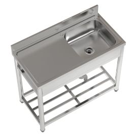 Stainless Steel Commercial Sink with Single Compartment
