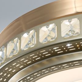 42 Inch Crystal Ceiling Fan Light