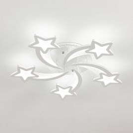 LED Ceiling Light Fixture With Star Lampshades
