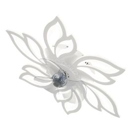 65cm Dia. White Modern Flower Shape Ceiling Fan With Light