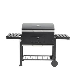Outdoor Charcoal Grill with Side Table BBQ Patio