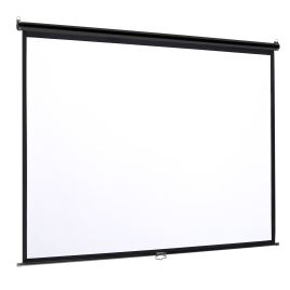 4:3 Projector Screen With Manual Pull Down For Home Theater - 238cm W