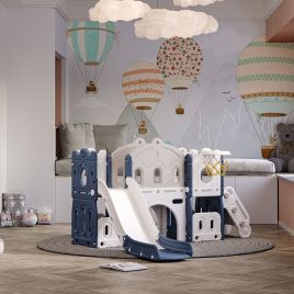 Slide & Basket Kids Playset