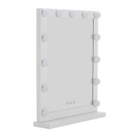 Hollywood Glow Rectangular Makeup Mirror with Stand