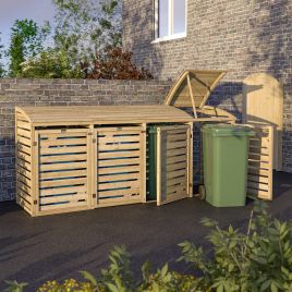REDLYN Garden Compost Bin Store - Natural